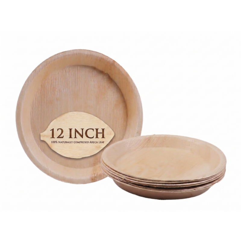 1 Areca Palm Leaf Plates 12'inch