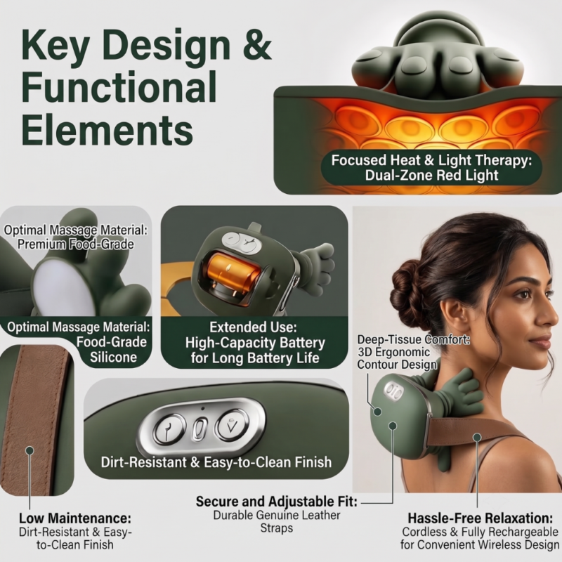 3 Rechargeable Electric Body Massager Machine